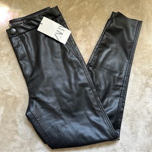 Zara leather pants